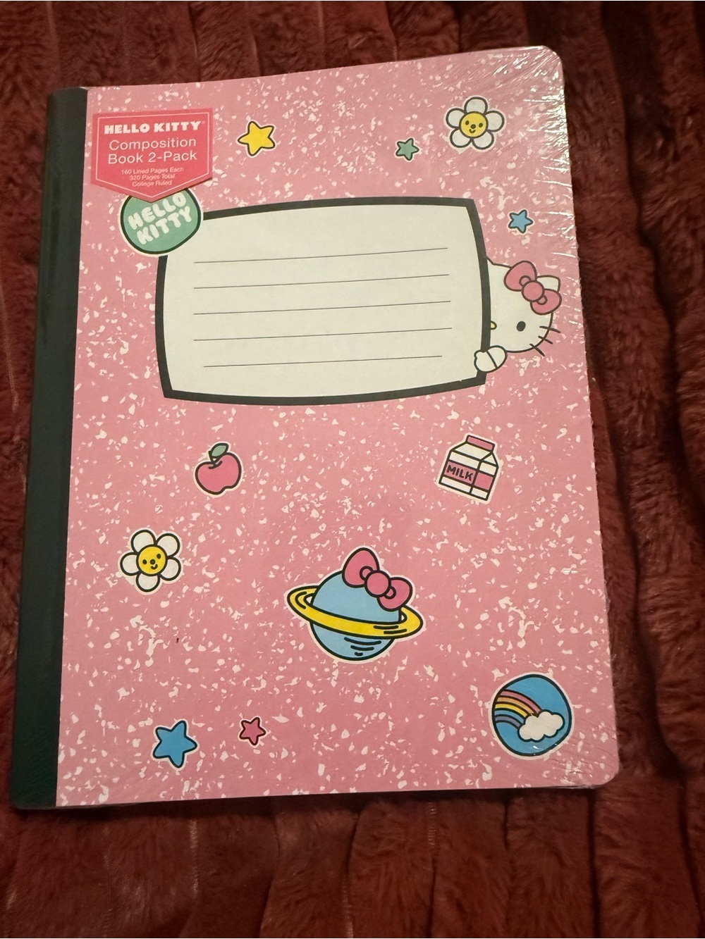 Hello Kitty Blue Patterned Notebook - Picture 2 of 2